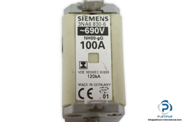 siemens-3NA6-830-6-fuse-link-(Used)-1