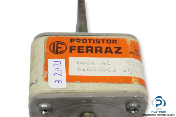 Ferraz-6.6000-C3-URN-32ESP-500-D110-500a-fuse-link-(Used)-1