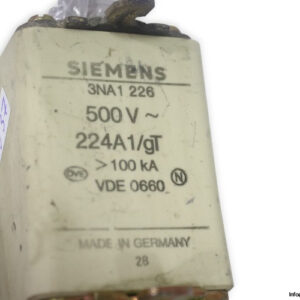 siemens-3NA1-226-224a-GT-fuse-link-(Used)-1