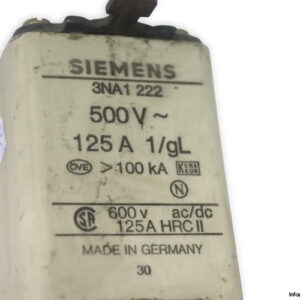 siemens-3NA1-222-125a-GL-fuse-link-(Used)-1
