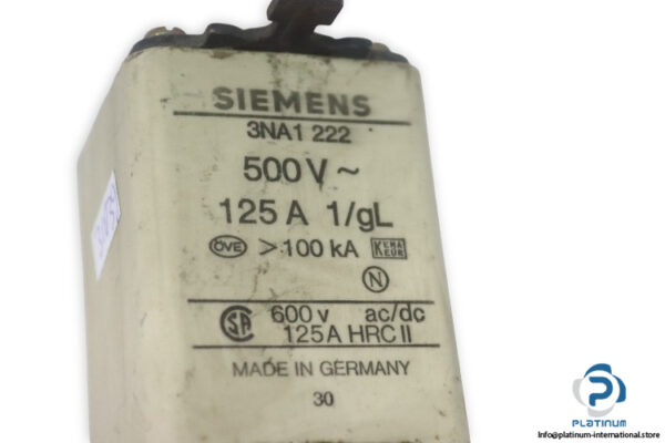 siemens-3NA1-222-125a-GL-fuse-link-(Used)-1