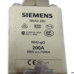 siemens-3NA3-240-200a-NH2-GG-fuse-link-(New)-1