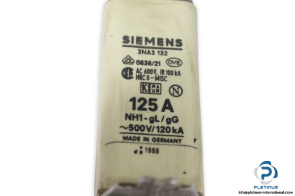 siemens-3NA3-132-125a-GL-GG-fuse-link-(Used)-1