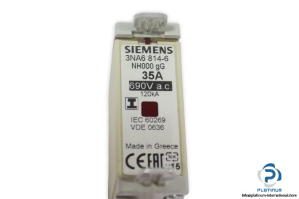 siemens-3NA6-814-6-35a-GG-fuse-link-(Used)-1