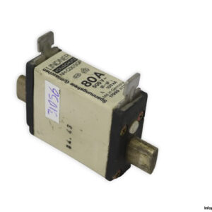 lindner-NH-C00SGP-gl-gi-80a-100ka-fuse-link-(Used)