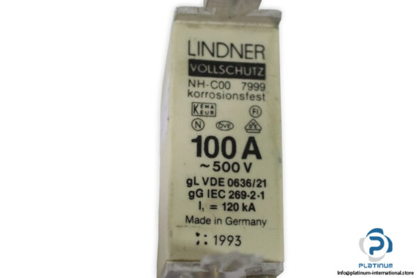 lindner-NH-C00-gl-gg-100a-120ka-fuse-link-(New)-1