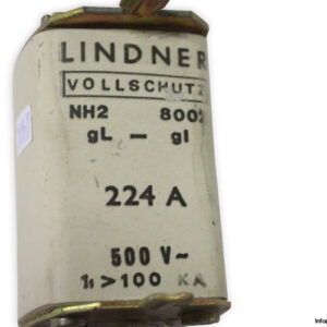 lindner-NH2-8002-gl-gi-224a-100ka-fuse-link-(Used)-1