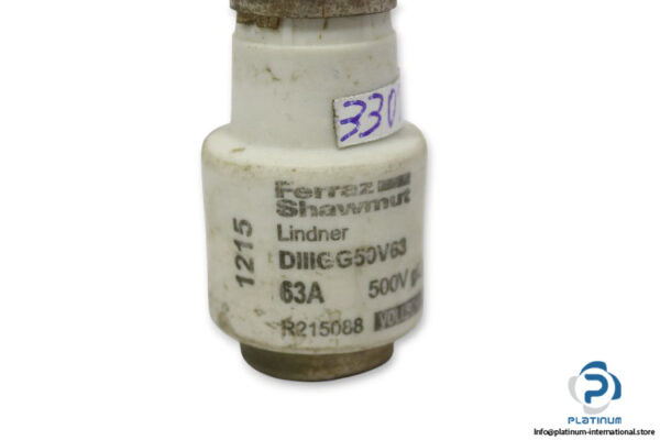 ferraz-shawmut-DIIIGG50V63-63a-bottle-fuse-link-(Used)-1