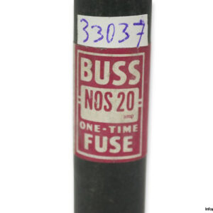 bussmann-NOS20-non-current-limiting-one-time-delay-fuse-(New)-1