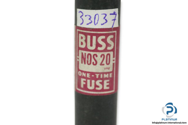 bussmann-NOS20-non-current-limiting-one-time-delay-fuse-(New)-1