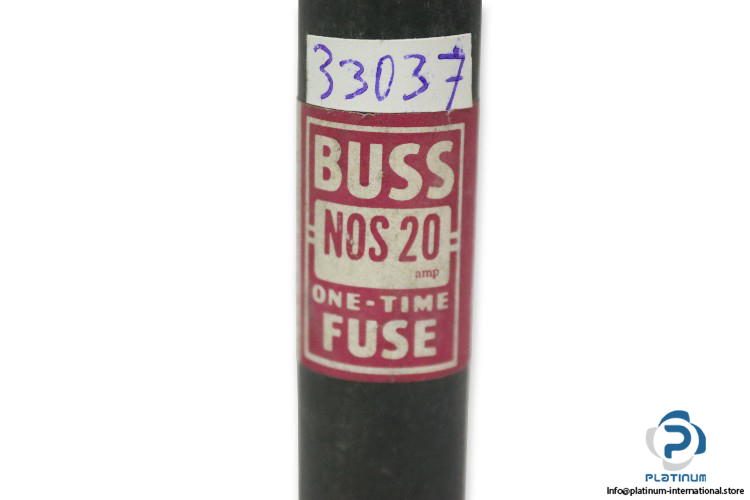 bussmann-NOS20-non-current-limiting-one-time-delay-fuse-(New)-1