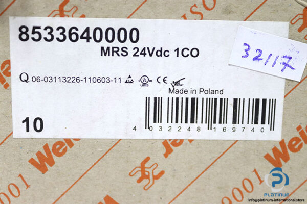 weidmuller-MRS-24VDC-1CO-relay-module-(New)-4