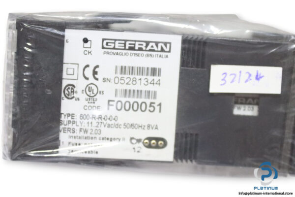 gefran-600-R-R-0-0-0-microprocessor-controller-(New)-2