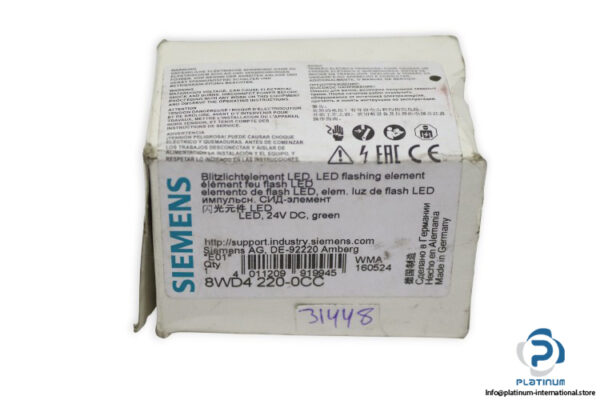 siemens-8WD4-220-0CC-single-flash-light-element-(New)-3