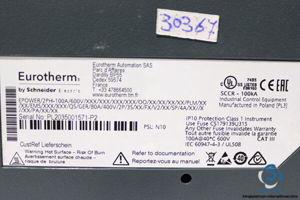 eurotherm-EPOWER_2PH-100A_600V_XXX-power-controller-(New)-2