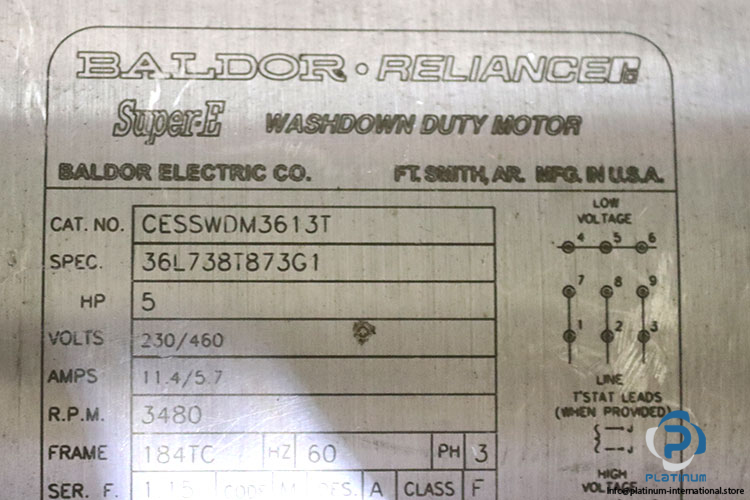 baldor-CESSWDM3613T-stainless-steel-washdown-motor-(new)-2