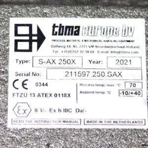tbma-S-AX-250X-dust-and-cyclone-valve-(used)-6