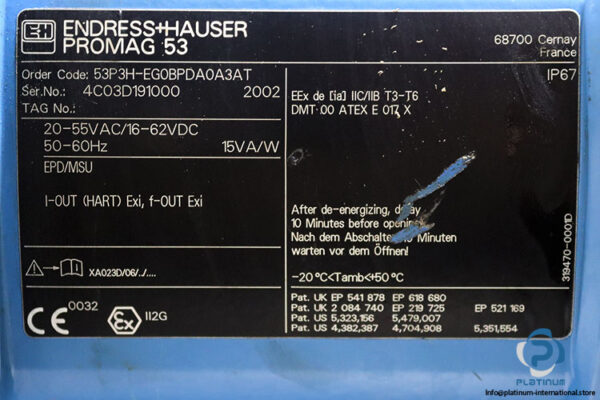 endress-hauser-53P3H-EG0BPDA0A3AT-flow-meter-(new)-4