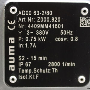 auma-SA-07.5-F10-125rpm-multi-turn-actuator-(new)-2