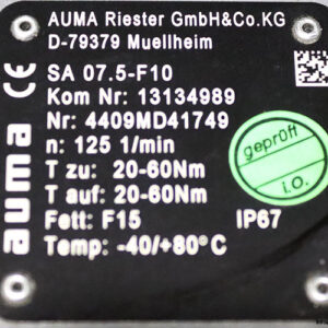 auma-SA-07.5-F10-125rpm-multi-turn-actuator-(new)-3