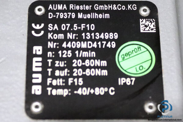 auma-SA-07.5-F10-125rpm-multi-turn-actuator-(new)-3