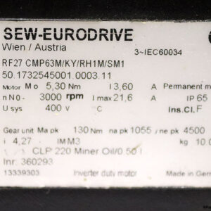 sew-eurodrive-RF27-CMP63M_KY_RH1M_SM1-50.1732545001.0003.11-servo-motor-(used)-2