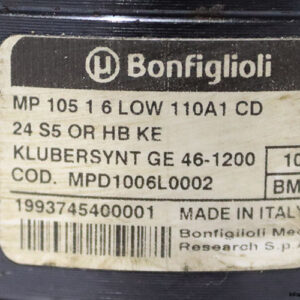 bonfiglioli-MP-105-1-6-LOW-110A1-CD-24-S5-OR-HB-KE-planetary-gearbox-(used)-2