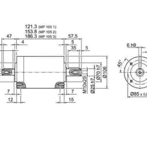 bonfiglioli-MP-105-1-6-LOW-110A1-CD-24-S5-OR-HB-KE-planetary-gearbox-(used)-3