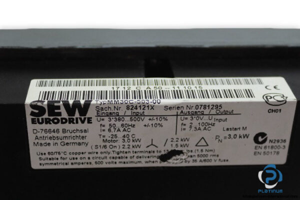 sew-R87-DV100M4_BMG_MM30--0003--helical-gearmotor-(used)-5