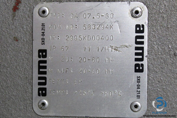 auma-SA-07.5-G0-583294K-multi-turn-electric-actuator-(used)-3