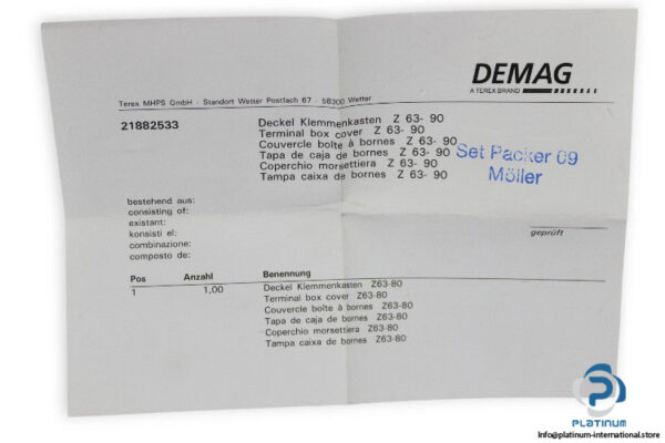 demag-Z-63-90-terminal-box-cover-(used)-2