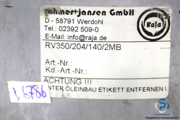 raja-RV350_204_140_2MB-gear-pump-bellhousing-(new)-1