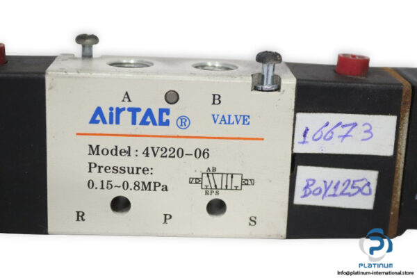 Airtac-4V220-06-solenoid-valve-with-coil(used)-1