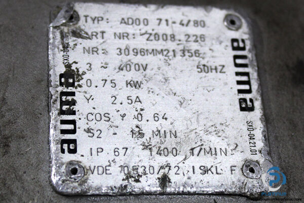 auma-SA-10.1-G0-645080-multi-turn-electric-actuator-(used)-2