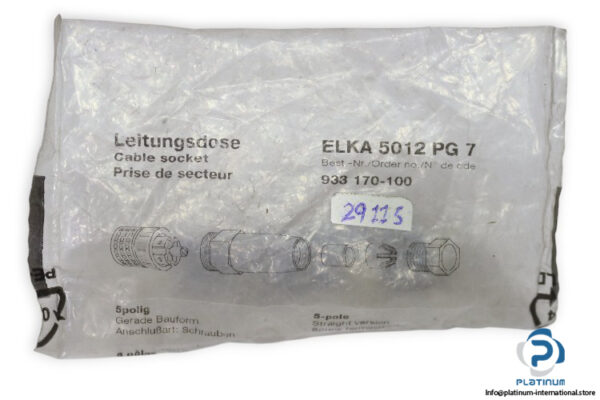 hirschmann-ELKA-5012-PG7-cable-socket-connector-(New)-1