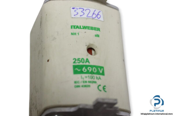 italweber-NH1-250A-fuse-link-(New)-1