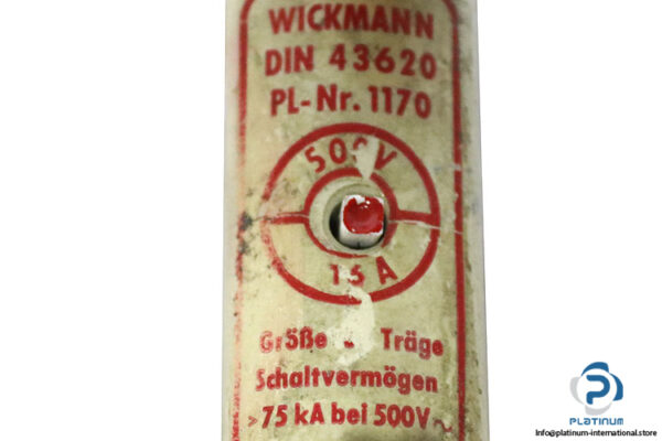 wickmann-1170-16A-500VAC-fuse-link-(New)-1