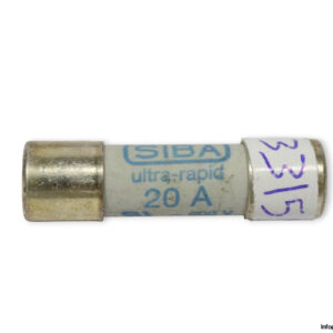 siba-6003305-20a-600VAC-cylindrical-fuse-(New)-1