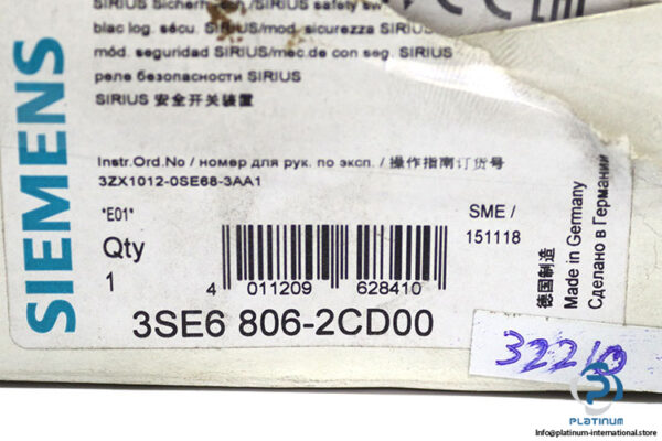 Siemens-3se6806-2cd00-evaluation-unit-for-magnet-switch(new)-4
