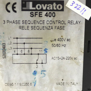 Lovato-sfe400-control-relay(used)-2