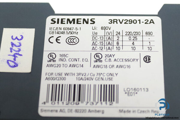 siemens-3rv2901-2a-auxiliary-switch(used)-1