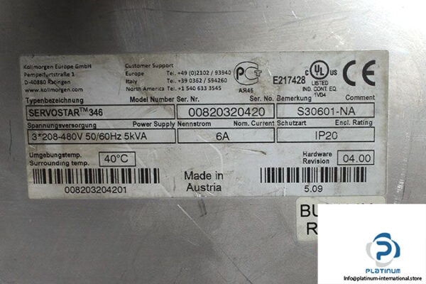 kollmorgen-servostar-346-s30601-na-servo-motor-drive-3