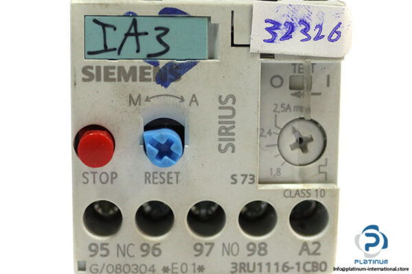 siemens-3ru1116-1cb0-overload-relay(used)-1