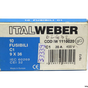 italweber-1110020-20a-cylindrical-fuse-link-(New)-2