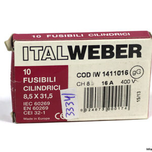 italweber-1411016-16a-cylindrical-fuse-link-(New)-2