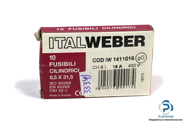 italweber-1411016-16a-cylindrical-fuse-link-(New)-2