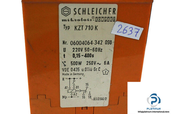 schleicher-kzt-710-k-time-relay-used-2