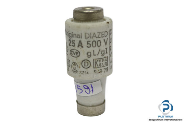 original-diazed-5SB28-25A-500V-bottle-fuse-link(used)-2