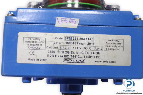 soldo-SF70221-20A11A3-explosion-proof-limit-switch-box-(used)-2