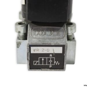 hawe-WR-2-0-solenoid-operated-directional-valve-(used)-1